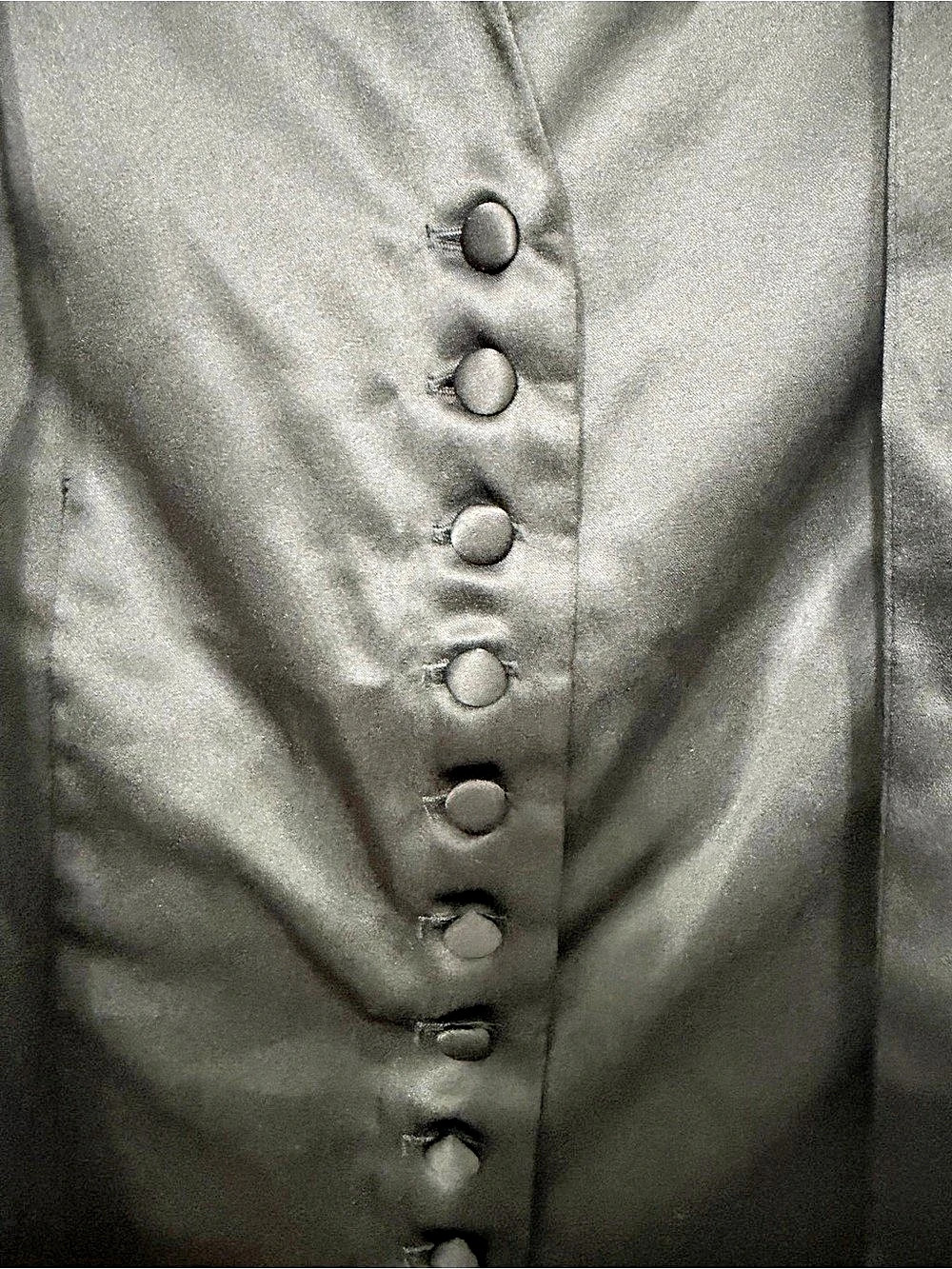 Tom Ford Satin-Look Blouse in Black Size Small Like New - Picture 7 of 8